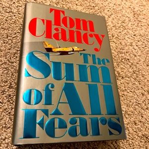Tom Clancy Hard Back Limited Edition 1991 The Sum of All Fears Novel Action EUC